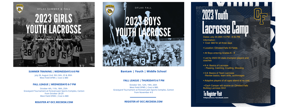 Upcoming OF Programs