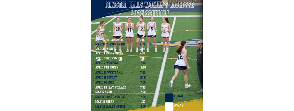 OFHS Girls Schedule